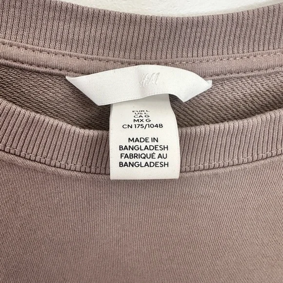 H&M | Taupe Crewneck Sweatshirt - Picture 4 of 6